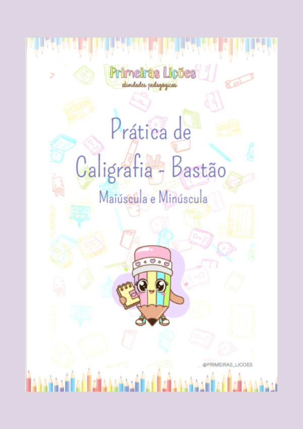 Prática de Caligrafia em Letra Bastão - Imagem 9