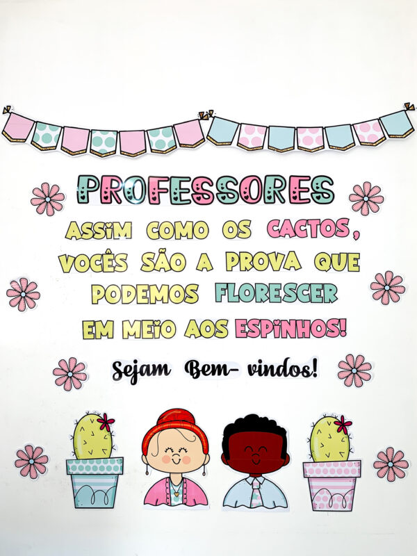 Painel Sejam Bem-vindos Professores - Imagem 2