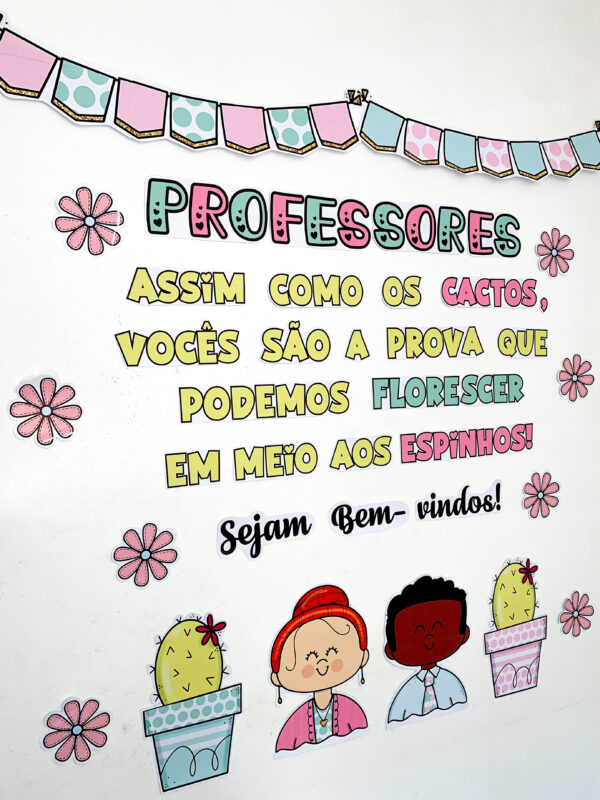 Painel Sejam Bem-vindos Professores - Imagem 3