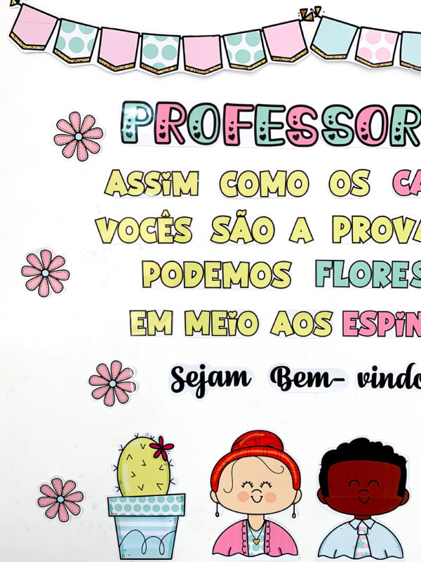 Painel Sejam Bem-vindos Professores - Imagem 6