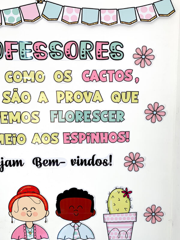 Painel Sejam Bem-vindos Professores - Imagem 7