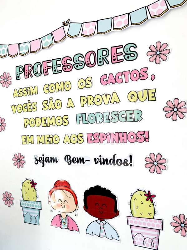 Painel Sejam Bem-vindos Professores - Imagem 5
