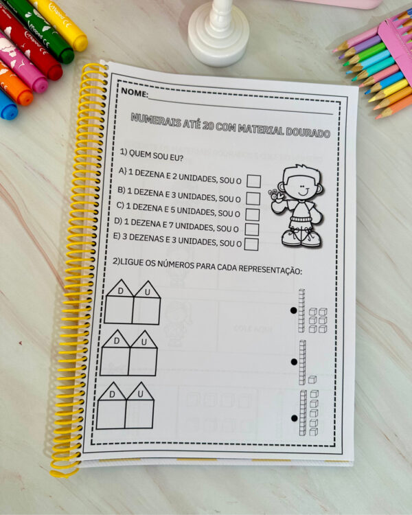 Numerais até 20 com Material Dourado - Imagem 8