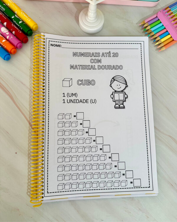 Numerais até 20 com Material Dourado - Imagem 2