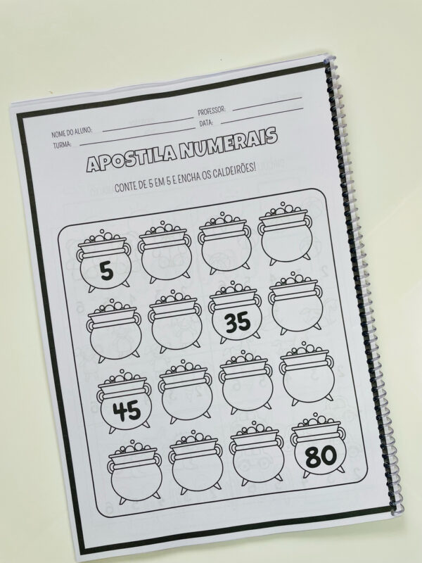 Combo de Apostilas ( Alfabeto, Numerais e Coordenação Motora Fina) - Imagem 15