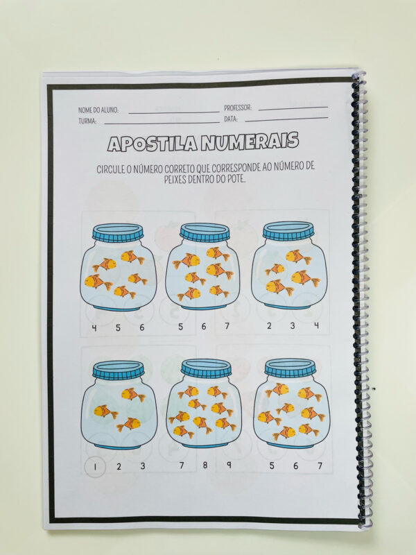 Combo de Apostilas ( Alfabeto, Numerais e Coordenação Motora Fina) - Imagem 14