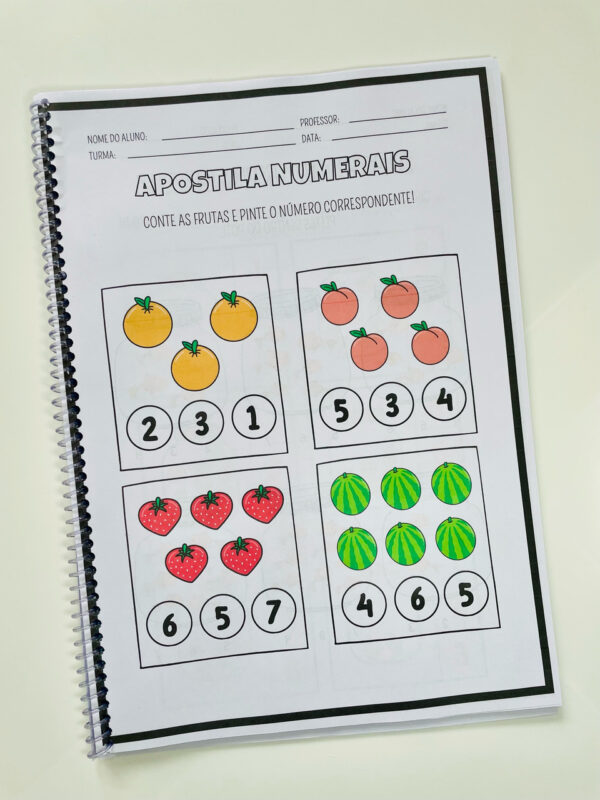 Combo de Apostilas ( Alfabeto, Numerais e Coordenação Motora Fina) - Imagem 13