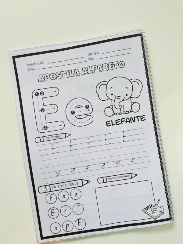 Combo de Apostilas ( Alfabeto, Numerais e Coordenação Motora Fina) - Imagem 7