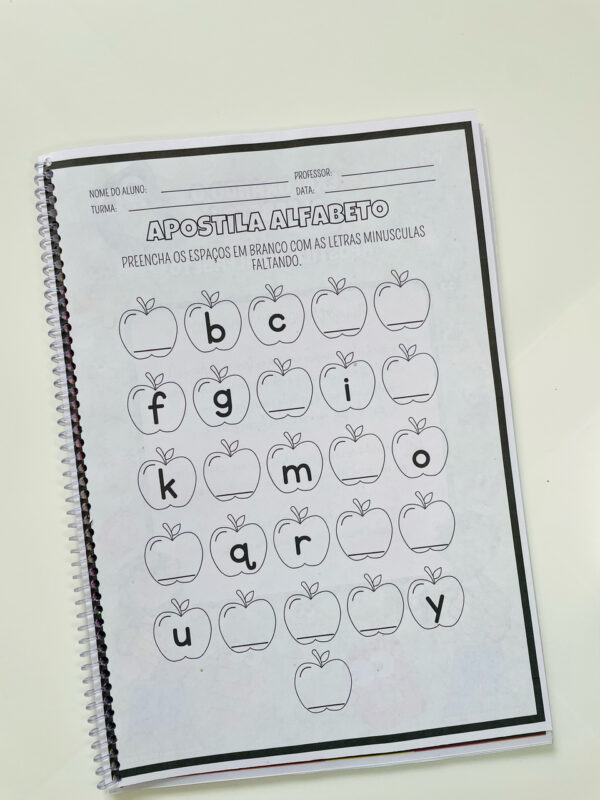 Combo de Apostilas ( Alfabeto, Numerais e Coordenação Motora Fina) - Imagem 6