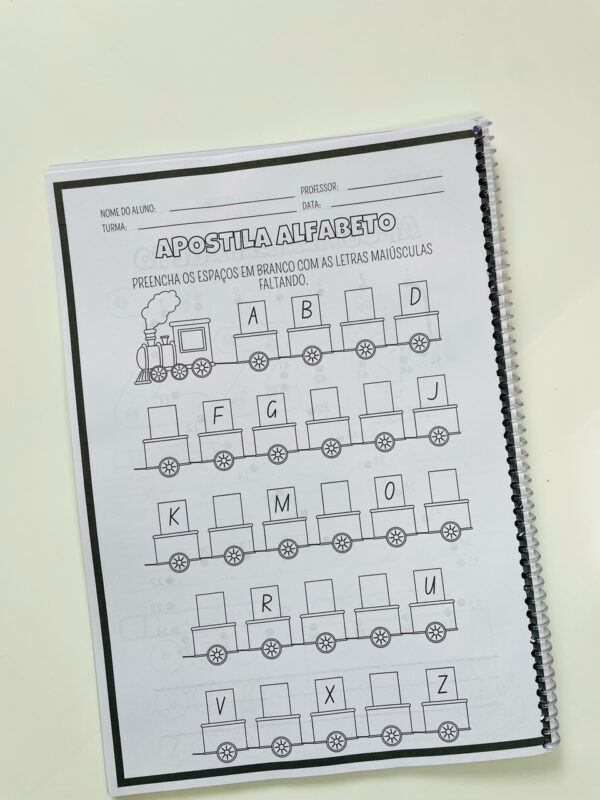 Combo de Apostilas ( Alfabeto, Numerais e Coordenação Motora Fina) - Imagem 5
