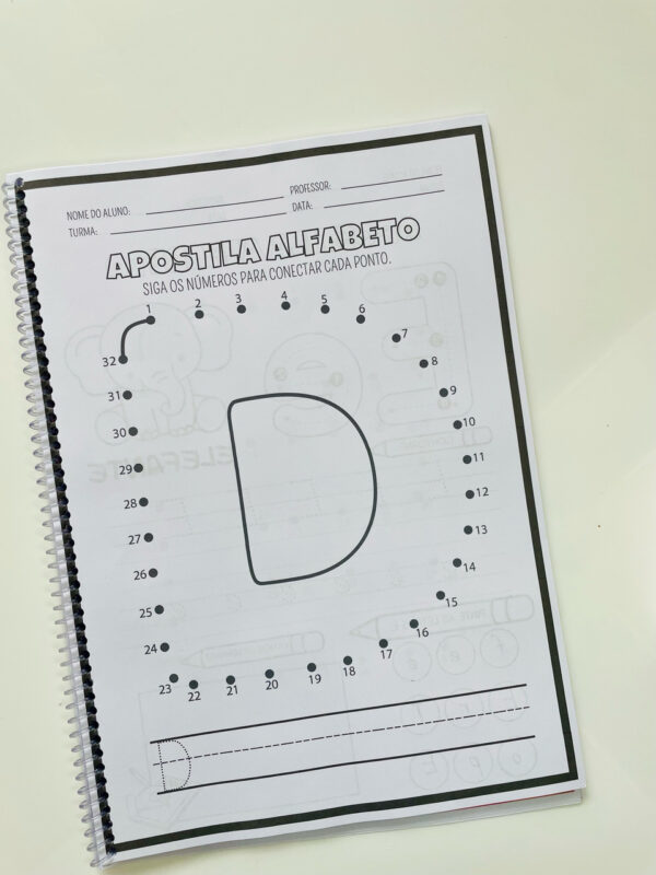 Combo de Apostilas ( Alfabeto, Numerais e Coordenação Motora Fina) - Imagem 3